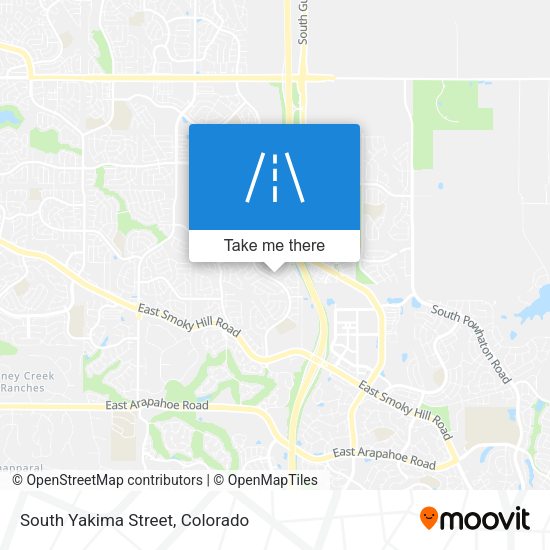 Mapa de South Yakima Street