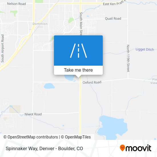 Mapa de Spinnaker Way