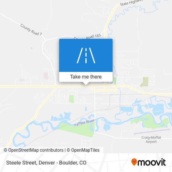 Steele Street map
