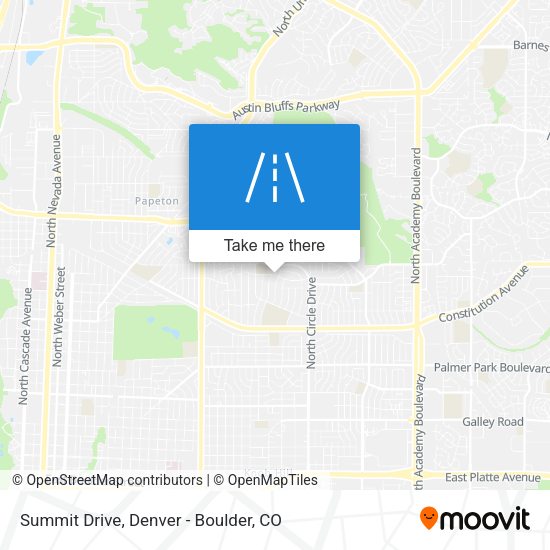 Mapa de Summit Drive