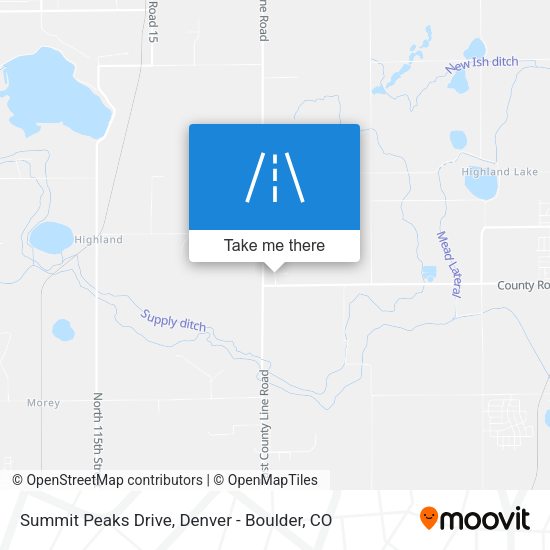 Mapa de Summit Peaks Drive