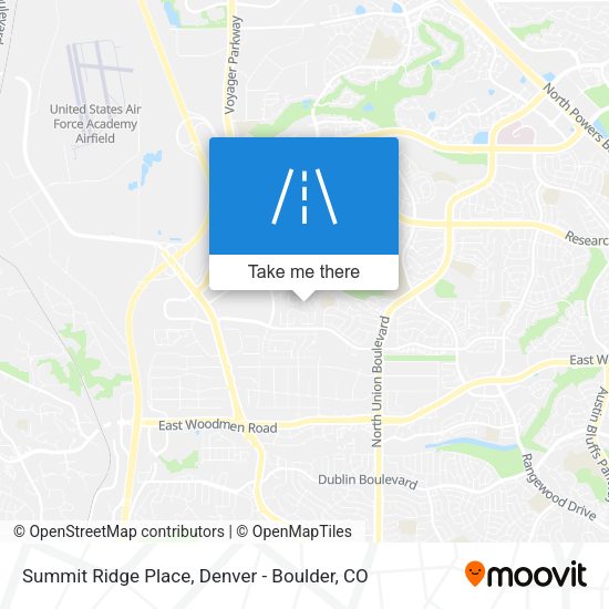 Summit Ridge Place map