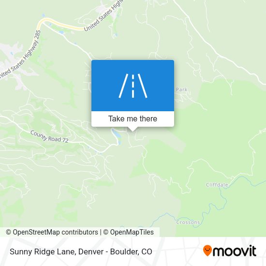 Mapa de Sunny Ridge Lane