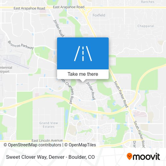 Sweet Clover Way map