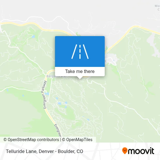 Telluride Lane map