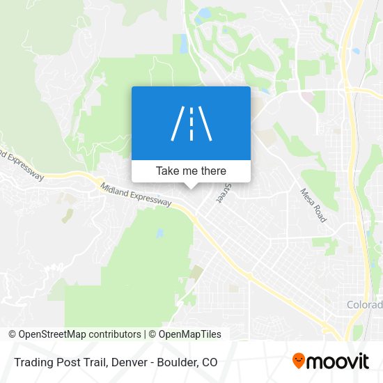Mapa de Trading Post Trail