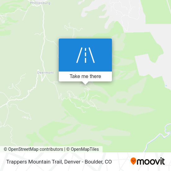 Trappers Mountain Trail map