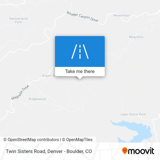Mapa de Twin Sisters Road