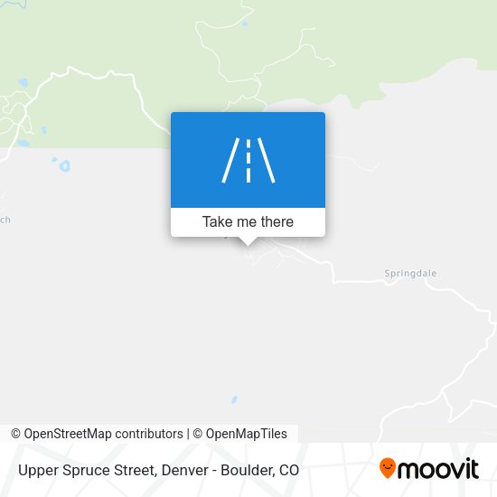 Upper Spruce Street map