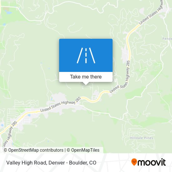 Valley High Road map