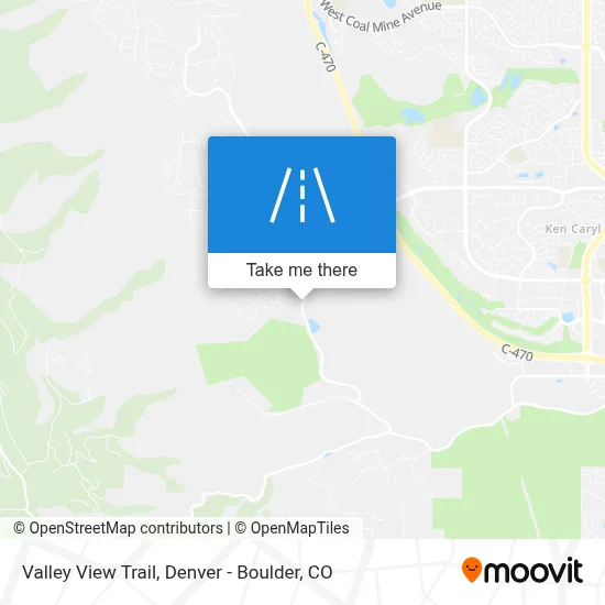 Valley View Trail map