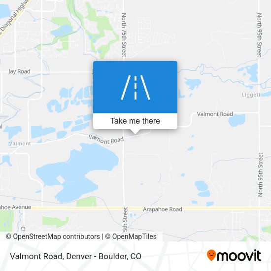 Mapa de Valmont Road
