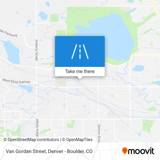 Van Gordan Street map