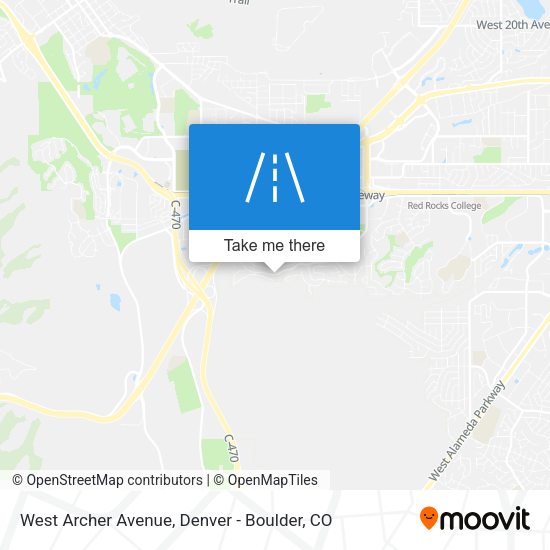 West Archer Avenue map
