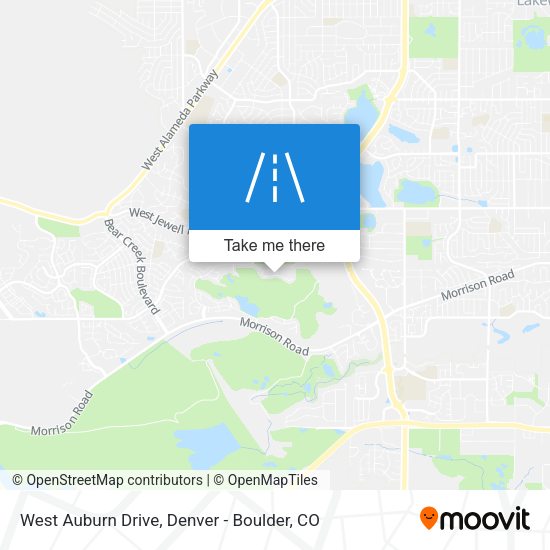 West Auburn Drive map