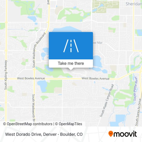 West Dorado Drive map