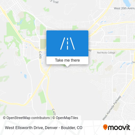 Mapa de West Ellsworth Drive