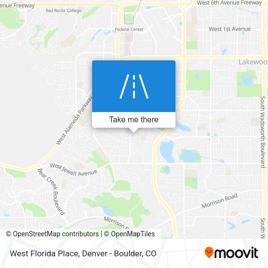 West Florida Place map