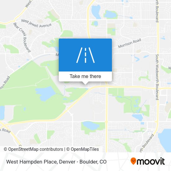 West Hampden Place map
