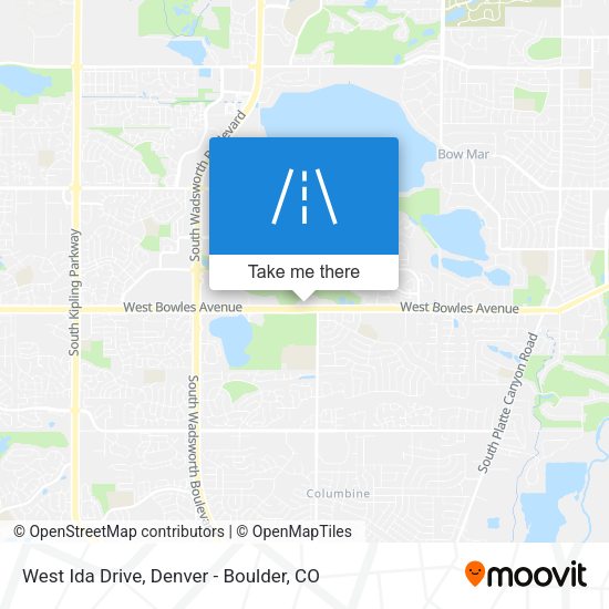 Mapa de West Ida Drive