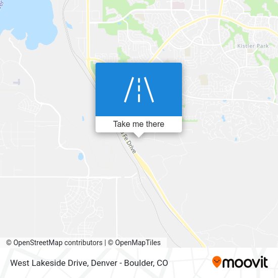 West Lakeside Drive map