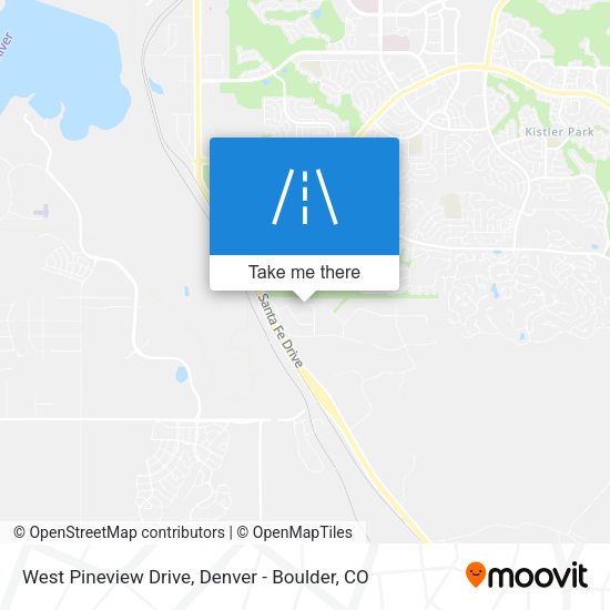 West Pineview Drive map