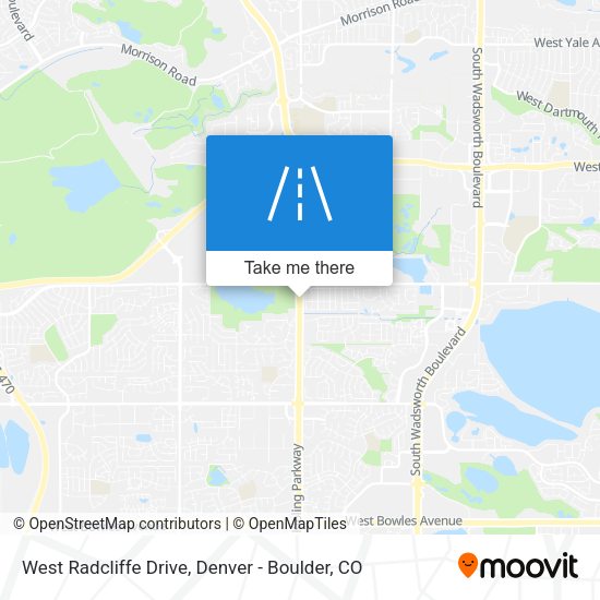 West Radcliffe Drive map