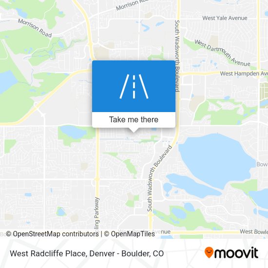 West Radcliffe Place map