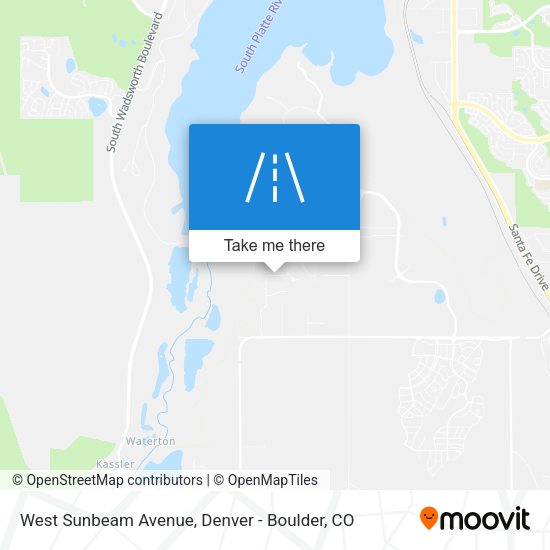 Mapa de West Sunbeam Avenue