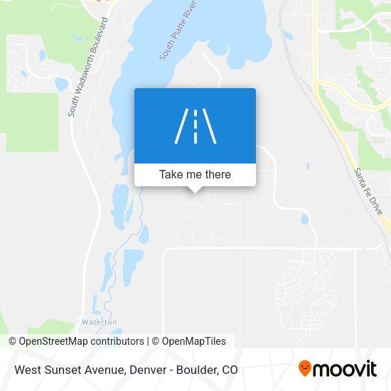Mapa de West Sunset Avenue