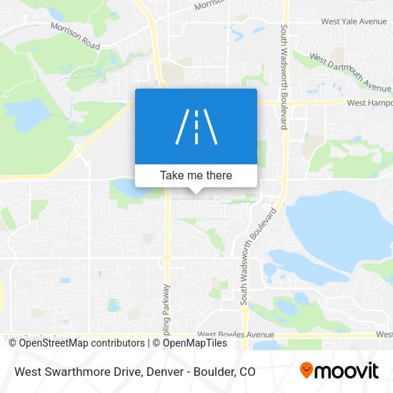 Mapa de West Swarthmore Drive
