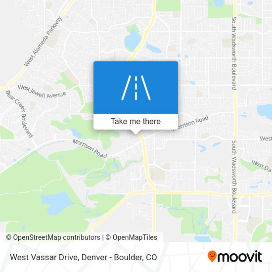 West Vassar Drive map
