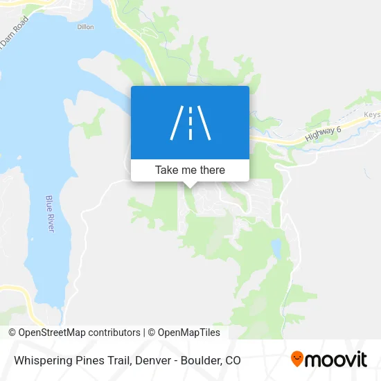 Whispering Pines Trail map