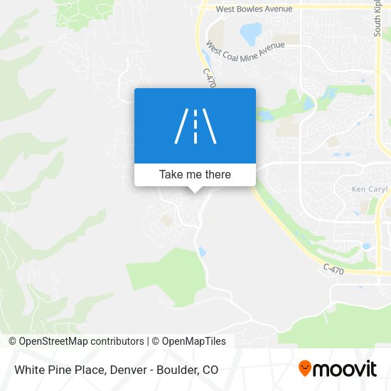 White Pine Place map