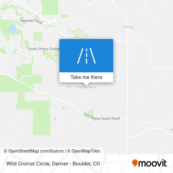 Wild Crocus Circle map