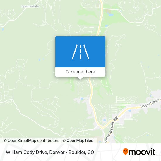 Mapa de William Cody Drive