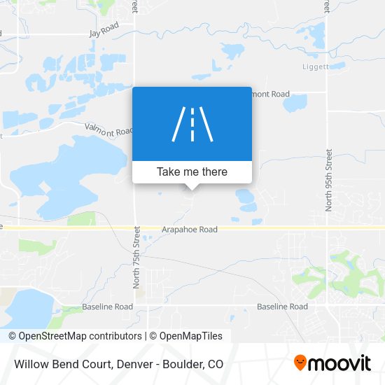Willow Bend Court map