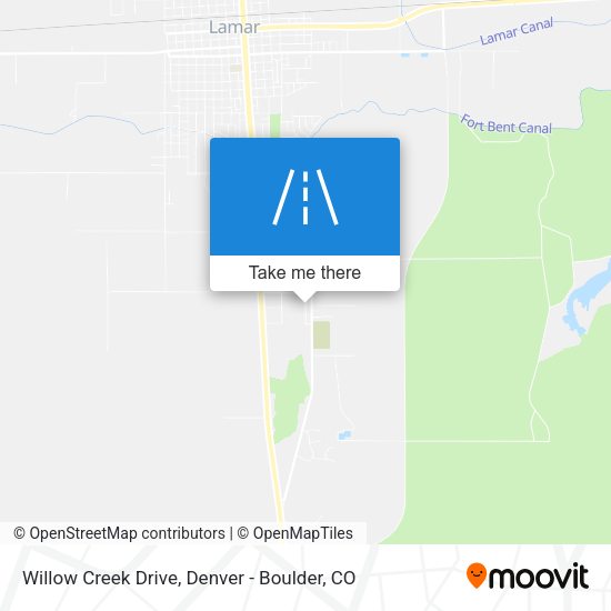 Willow Creek Drive map