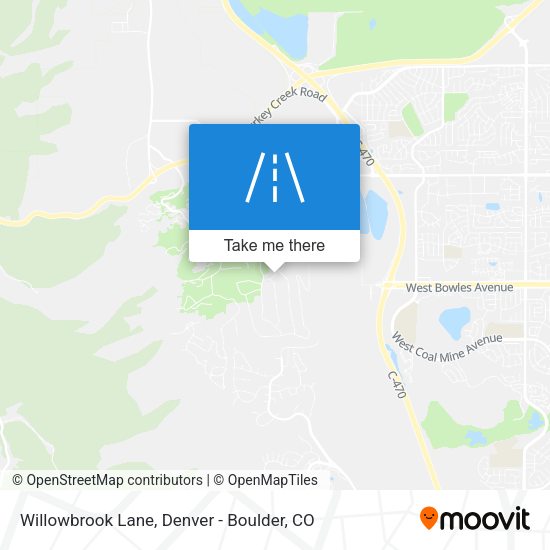 Mapa de Willowbrook Lane