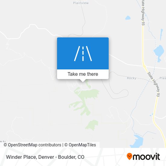 Winder Place map