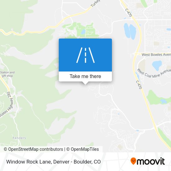 Mapa de Window Rock Lane