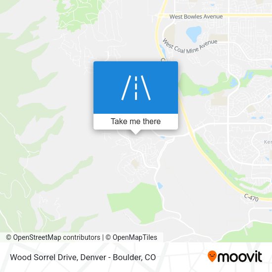 Wood Sorrel Drive map
