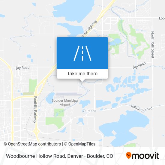 Woodbourne Hollow Road map