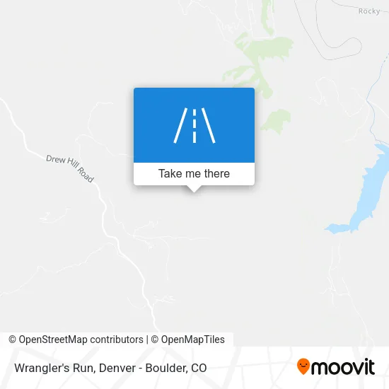 Wrangler's Run map