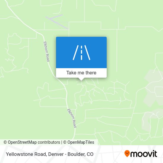 Yellowstone Road map