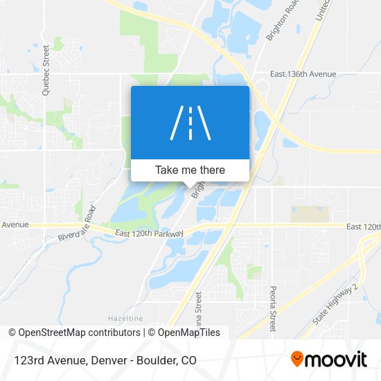 123rd Avenue map