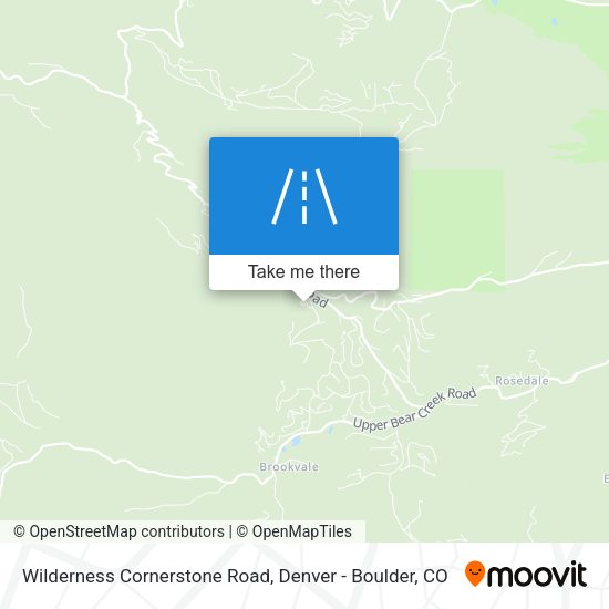 Mapa de Wilderness Cornerstone Road