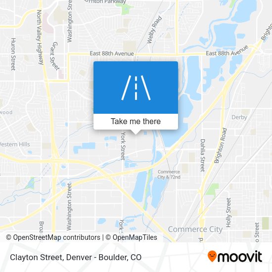 Clayton Street map