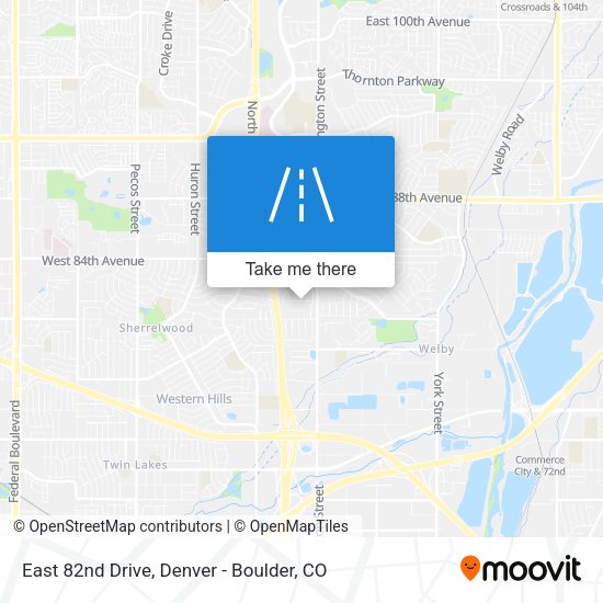 East 82nd Drive map