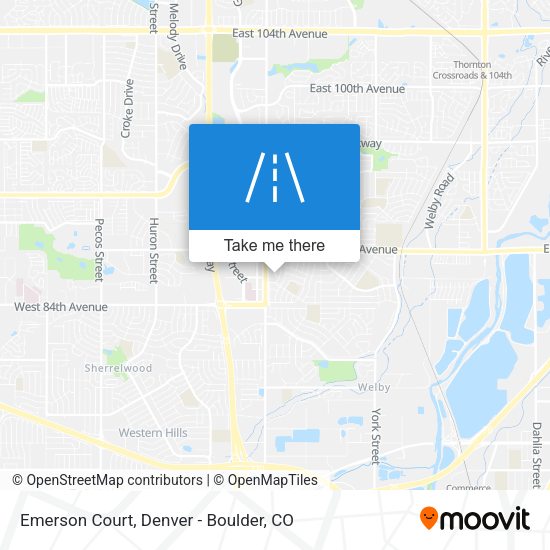 Emerson Court map